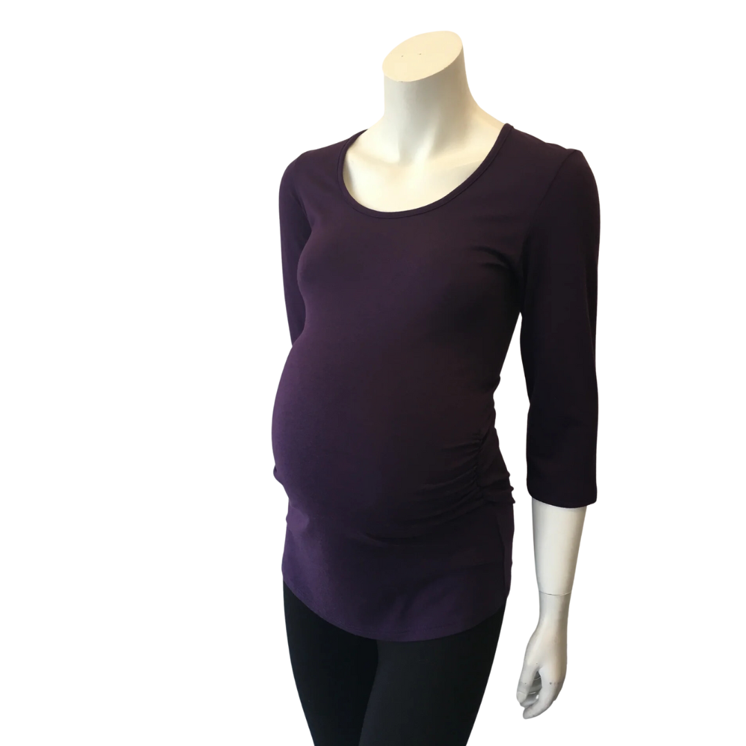 Gathered Tee 3/4 Sleeve