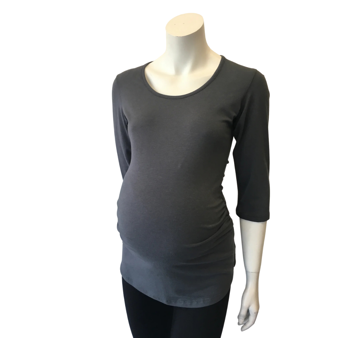 Gathered Tee 3/4 Sleeve