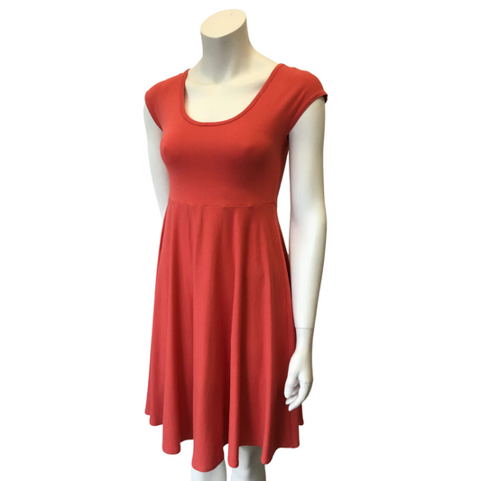 Circle Dress Cap Sleeve