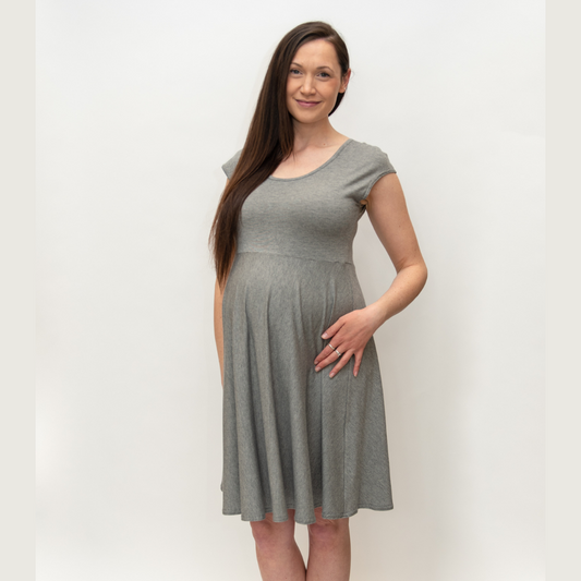 Circle Dress Cap Sleeve