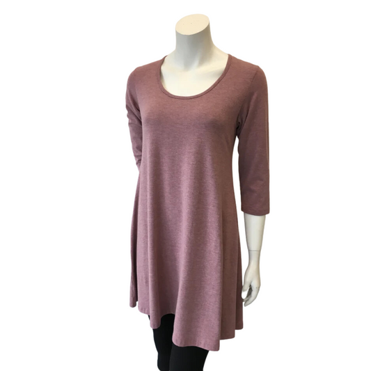 Swing Tunic Dress 3/4 Sleeve