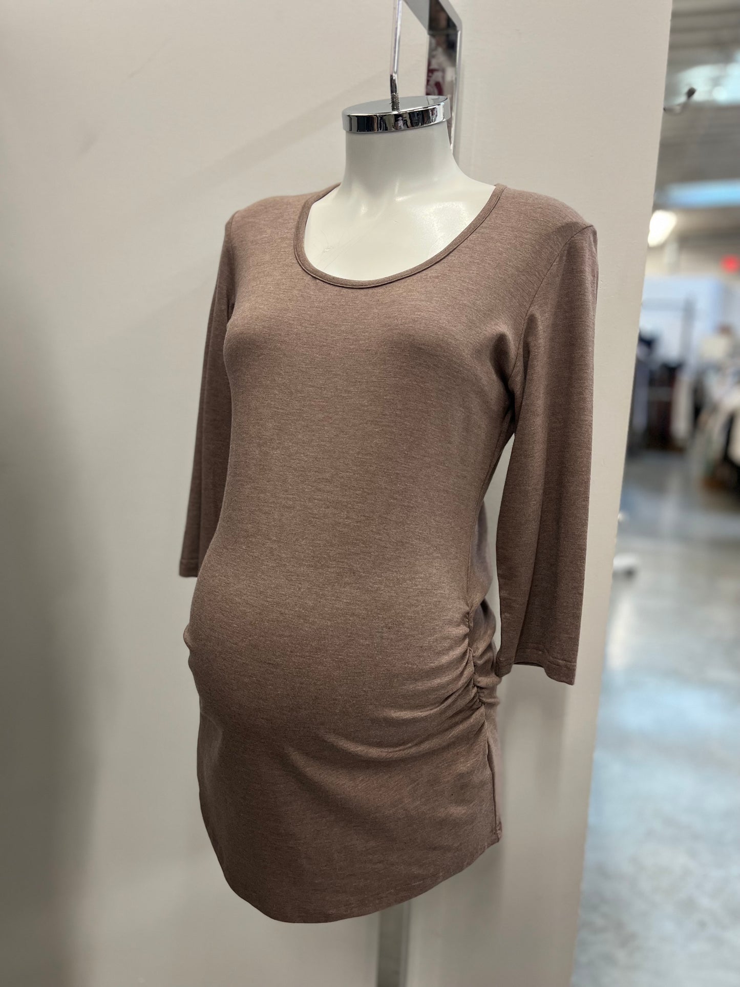 Gathered Tee 3/4 Sleeve