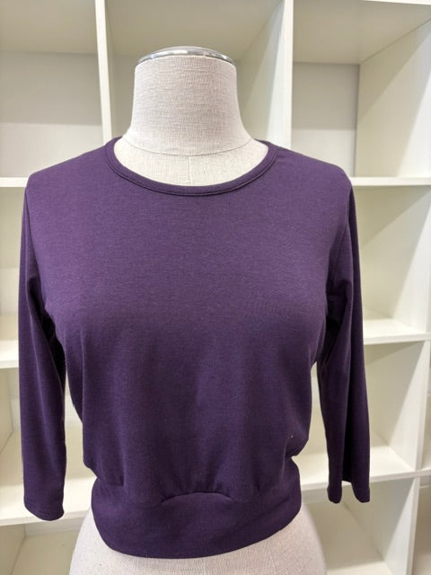 Classic Crop Top 3/4 Sleeve