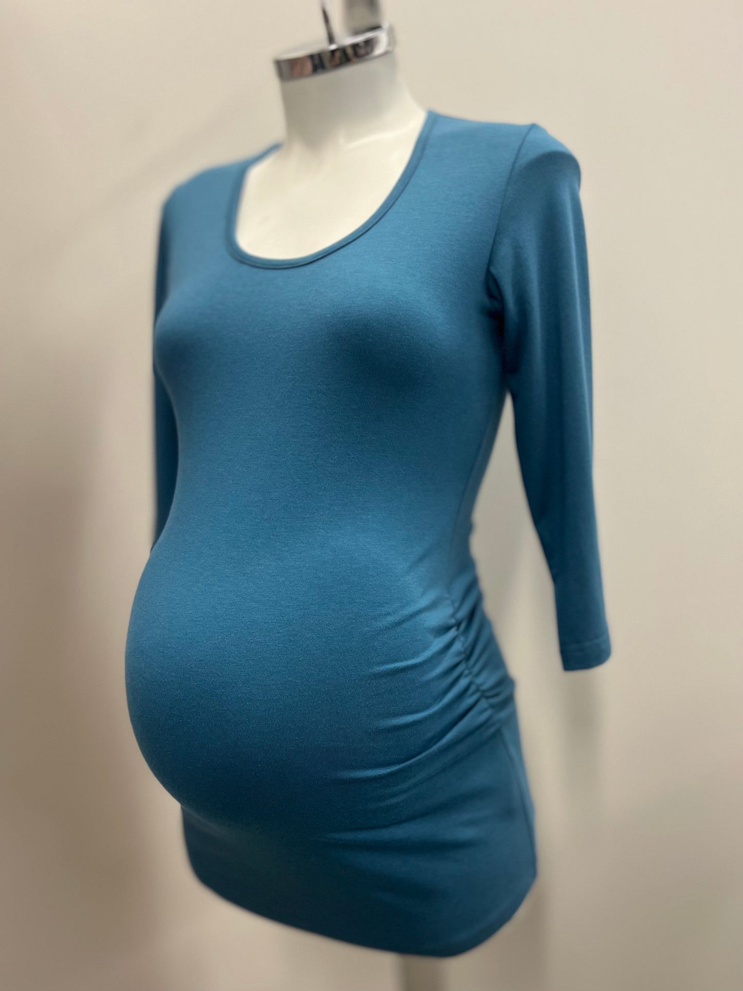 Gathered Tee 3/4 Sleeve